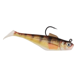 PRE-RIG SWIM SHAD HD YL PRCH 3PK